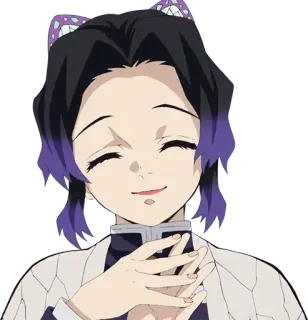 😄 2bca1937 Shinobu Kocho Demon Slayer Anime, Demon Slayer, Shinobu Kocho, Personage, Manga telegram sticker