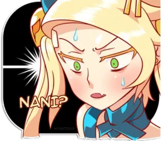 🤷 fbc11ae4 NANI? Anime, Manga, Réaction, Nani, Confus, Surpris, Question whatsapp sticker