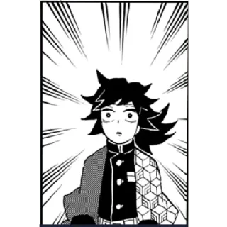 😳 5abdd74c Giyu Tomioka Demon Slayer 动漫, 漫画, 鬼灭之刃, 富冈义勇, 震惊, 角色 telegram sticker