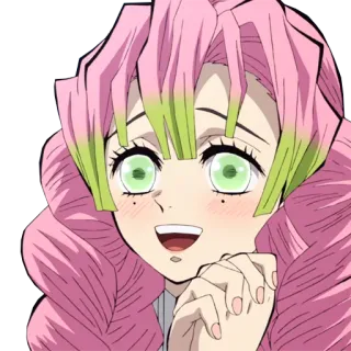 😍 475356e2 Mitsuri Kanroji Demon Slayer Anime, Manga, Demon Slayer, Mitsuri, Kanroji telegram sticker