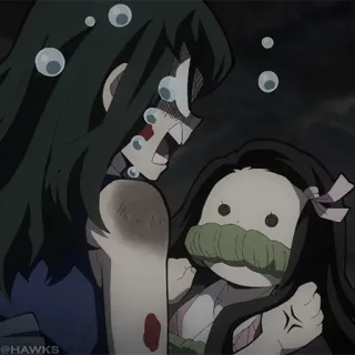 🏮 2e261729 Nezuko Demon Slayer anime, demon slayer, nezuko, anime girl whatsapp sticker