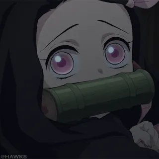 🏮 6beaf3a6 Nezuko Kamado Demon Slayer anime, demon slayer, nezuko, kamado, cute whatsapp sticker