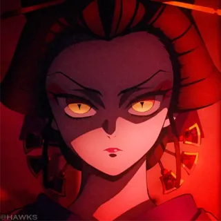 🎴 c228c7fe Daki Demon Slayer anime, demon, Daki, Kimetsu no Yaiba, Demon Slayer, Upper Rank Six whatsapp sticker