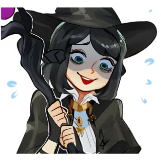 🔮 8ab6ddf4 ведьма, магия, мультфильм, Хэллоуин, фэнтези whatsapp sticker