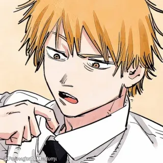 🪚 d5600c4d Denji Chainsaw Man Anime, Manga, Chainsaw Man, Denji, Adesivo, Cartone animato, Personaggio telegram sticker