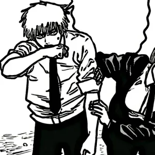 ⚙️ a4158a61 Denji Chainsaw Man anime, manga, chainsaw man, denji, gore, violence telegram sticker