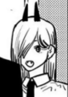 🥺 c4bd6cb2 Power Chainsaw Man Anime, Manga, Diable, Cornes, Pouvoir, Chainsaw Man telegram sticker