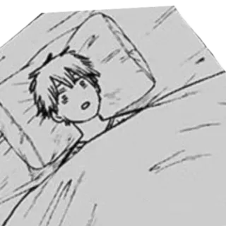 😴 08f66c96 애니메이션, 만화, 침대, 수면, 아침, 놀람, 만화 telegram sticker