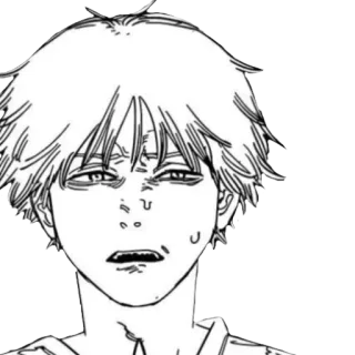 🤢 2d4eb4ab Denji Chainsaw Man 애니메이션, 만화, 캐릭터, 덴지, 체인소 맨 telegram sticker