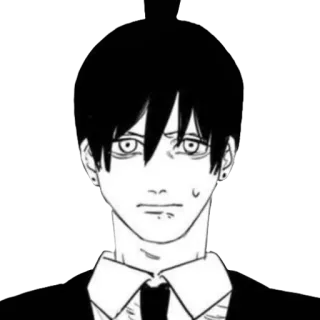 😐 8aa713f3 Aki Hayakawa Chainsaw Man 아키 하야카와, 체인소 맨, 애니메이션, 만화, 캐릭터, 인물 사진 telegram sticker