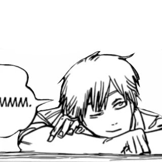 🙂 94f98391 MMM. 졸린, 휴식, 생각에 잠긴, 만화, 애니메이션 telegram sticker