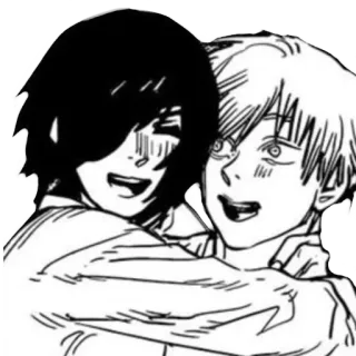 😀 9cbe2813 애니메이션, 포옹, 우정, 만화, 만화 telegram sticker