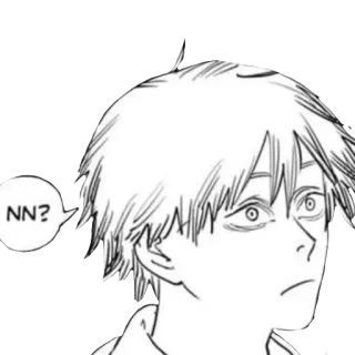 😯 f9f1dbba NN? 애니메이션, 만화, 질문, 만화 telegram sticker