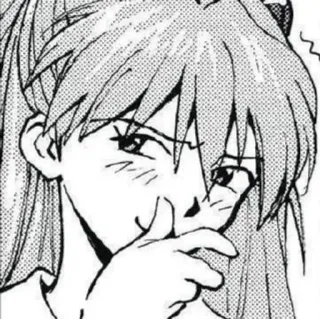 👾 0b4b6b90 Asuka Langley Soryu Neon Genesis Evangelion Anime, Manga, Gadis, Asuka, Evangelion, Nerv whatsapp sticker