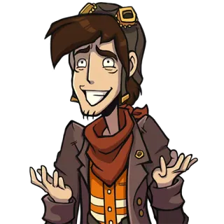 Deponia telegram stickers