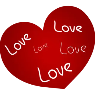 ❤️ 25bad587 Love Love Love Love Love amour, coeur, affection, romantique, relation, saint-valentin whatsapp sticker