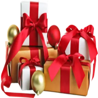 🎁 45463725 cadeau, cadeaux, fêtes, rubans, noël, festif, ornements whatsapp sticker