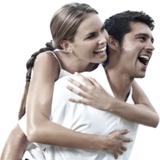 💑 80f9254c couple, à dos, bonheur, relation, amour, joie whatsapp sticker