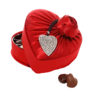 ❤️ 8e0ceb4d chocolat, en forme de coeur, Saint-Valentin, cadeau, rouge, amour, bonbons whatsapp sticker