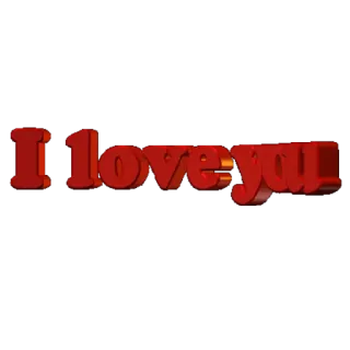 ❤️ 960d770b I love you amour, romantique, affection, salutation, relation whatsapp sticker