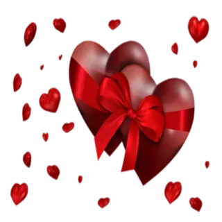 ❤️ d64f7aee coeurs, amour, saint-valentin, romance, rouge whatsapp sticker