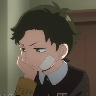⚜️ 12a4a14f Damian Desmond Spy x Family 애니메이션, 다미안 데스몬드, 스파이 패밀리, 캐릭터, 스티커 telegram sticker