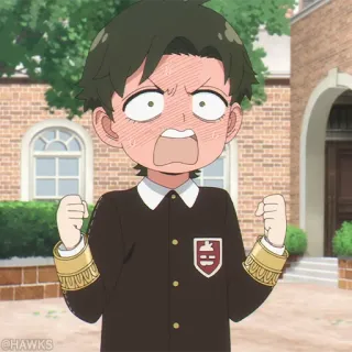 ⚜️ 5f11643c Damian Desmond Spy x Family 다미안 데스몬드, 스파이 패밀리, 애니메이션, 만화, 당황 telegram sticker