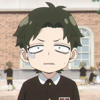 ⚜️ 7a9d8ccc Damian Desmond Spy x Family 애니메이션, 스파이 패밀리, 다미안 데스몬드, 캐릭터, 학교 telegram sticker