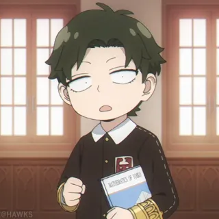 ⚜️ b78d1fff MATHEMATICS OF YUKO 애니메이션, 아이, 수학, 학교 telegram sticker