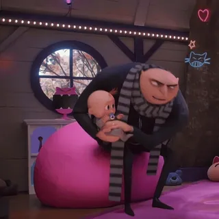 ✨️ 42df395c Gru Despicable Me กรู, มิสเตอร์แสบร้ายเกินพิกัด, เด็กทารก, การ์ตูน, แอนิเมชัน telegram sticker