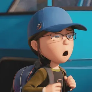 ✨️ cbae1d35 Margo Despicable Me มาร์โก้, มิสเตอร์แสบ ร้ายเกินพิกัด, การ์ตูน, ตัวละคร, เด็กผู้หญิง, แว่นตา telegram sticker