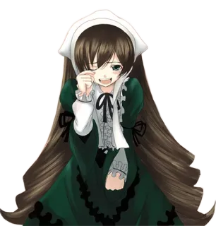 😂 0f4304b4 Anime, Manga, Pokojówka, Dziewczyna, Płacz, Sztuka cyfrowa telegram sticker