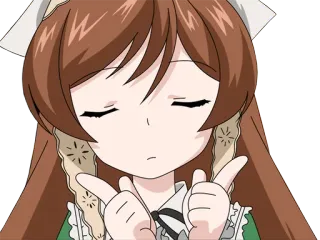 😋 16331594 Anime, Dziewczyna, Słodkie, Pokojówka telegram sticker