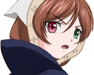 😠 6a1d35e4 Anime, Postać, Kobieta, Kreskówka telegram sticker