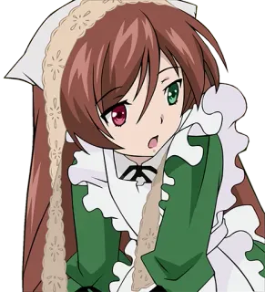 😮 8e366a87 Anime, Dziewczyna, Maid, Manga, Kreskówka telegram sticker