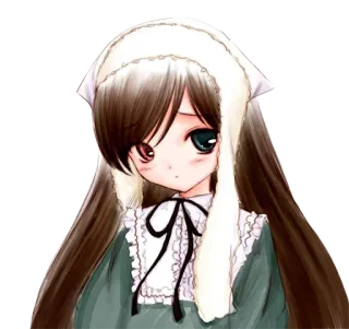 😘 9693e8e9 Anime, Dziewczyna, Pokojówka, Manga, Słodkie telegram sticker