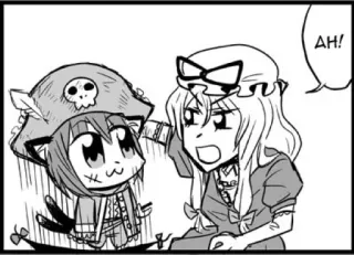 🤨 41d30010 AH! Animé, Dessin animé, Pirate, Personnages, BD telegram sticker