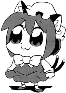 🧐 b9c0c1e8 Anime, Manga, Kawaii, Oreilles de chat, Dessin animé, Mignon telegram sticker