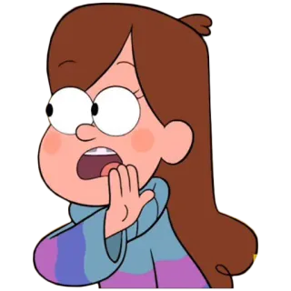 🤐 eee273c0 Mabel Pines Gravity Falls Cartoon, Figur, Disney, Mabel, Mabel Pines, Gravity Falls, animiert telegram sticker