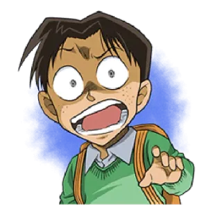 😳 cbbc9fa8 Anime, Junge, verängstigt, Cartoon, Sommersprossen telegram sticker