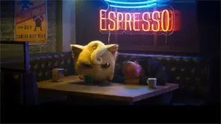 😡 458e42c3 Jigglypuff Pokémon Detective Pikachu ESPRESSO 포켓몬, 푸린, 에스프레소, 카페, 커피, 네온 telegram sticker