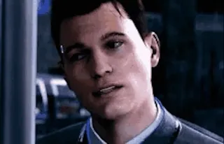 🤔 9e24c541 Connor Detroit: Become Human android, robot, video game, artificial intelligence whatsapp sticker