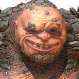 😊 18535234 monstre de pierre, fantaisie, créature, gobelin, monstre, mythique, troll whatsapp sticker