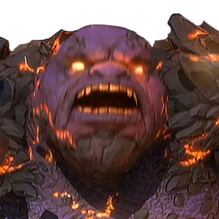 😡 b1d37602 monstre, créature, fantaisie, lave, démon whatsapp sticker