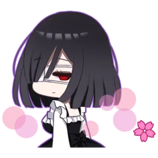 😒 19111cbe Anime, Manga, Personnage, Illustration, Fille, Autocollant, Mignon telegram sticker
