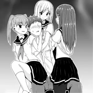 🤫 1fa1e69b Anime, Manga, Anak sekolah, Malu, Grup whatsapp sticker