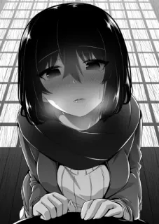 🥺 efd25b6d Gadis anime, Manga, Hitam putih, Ilustrasi, Sedih whatsapp sticker