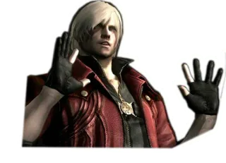 😇 0daf5dec Dante Devil May Cry 但丁, 鬼泣, 电子游戏, 角色, 姿势 telegram sticker