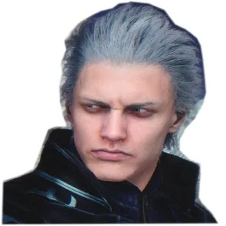 👿 46a75bf2 Vergil Devil May Cry 维吉尔, 鬼泣, 电子游戏, 反派, 对手 telegram sticker