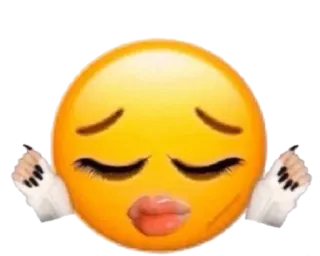 🥺 e4c0a86e Emoji, Süß, Gesicht, Kuss, Nägel, Maniküre telegram sticker